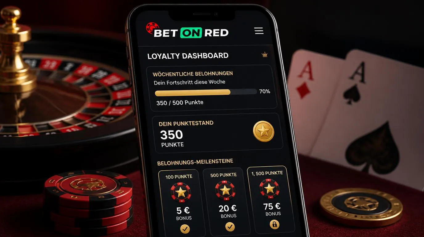 Casino-App mit Punktestand, Wochenbelohnungen und gestaffelten Bonusstufen